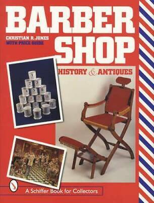 Vintage Barber Shop Collectors Guide Incl Bottles Shaving Mugs Fixtures & More