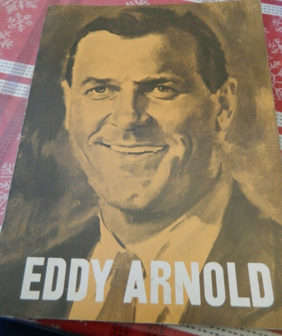 1960's Vintage Eddy Arnold Souvenir Program Concert Tour Book Photo Album