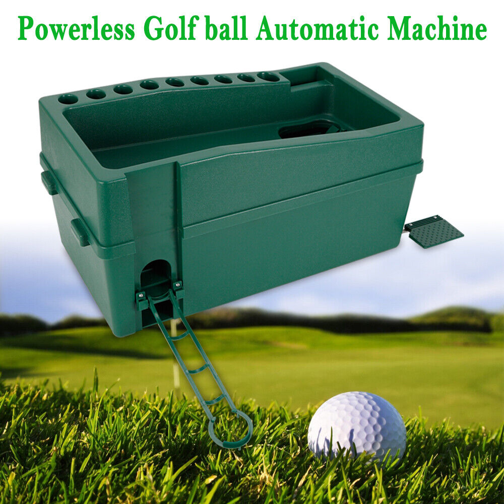 Powerless Golf Ball Training Dispenser Automatic Pitching Machine No Electricity