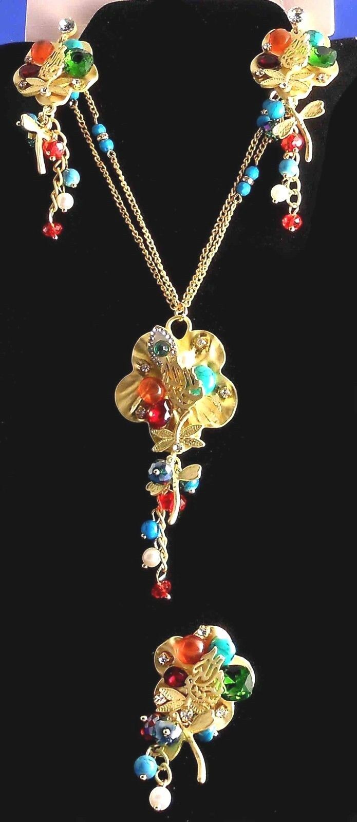Islamic Muslim Custom Jewelry Set,chain Necklace, Earing & Ring