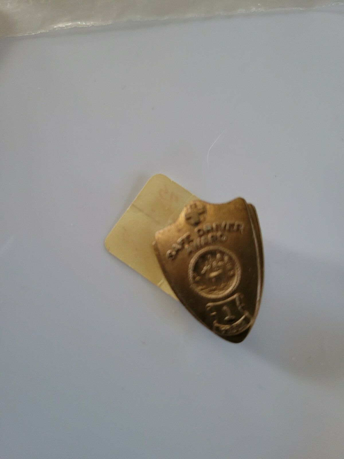 Hartford Insurance Vintage Safe Driver Badge Pin