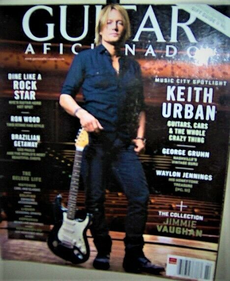 Keith Urban Guitar Aficionado 2010 Mag Vol 3 Num 1 Jimmie Vaughan Waylon Jenning