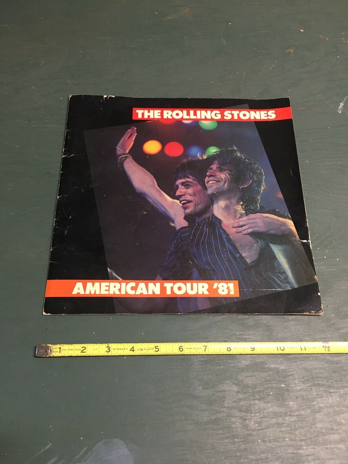 The Rolling Stones “american Tour '81” Official Tour Program Original Book Album