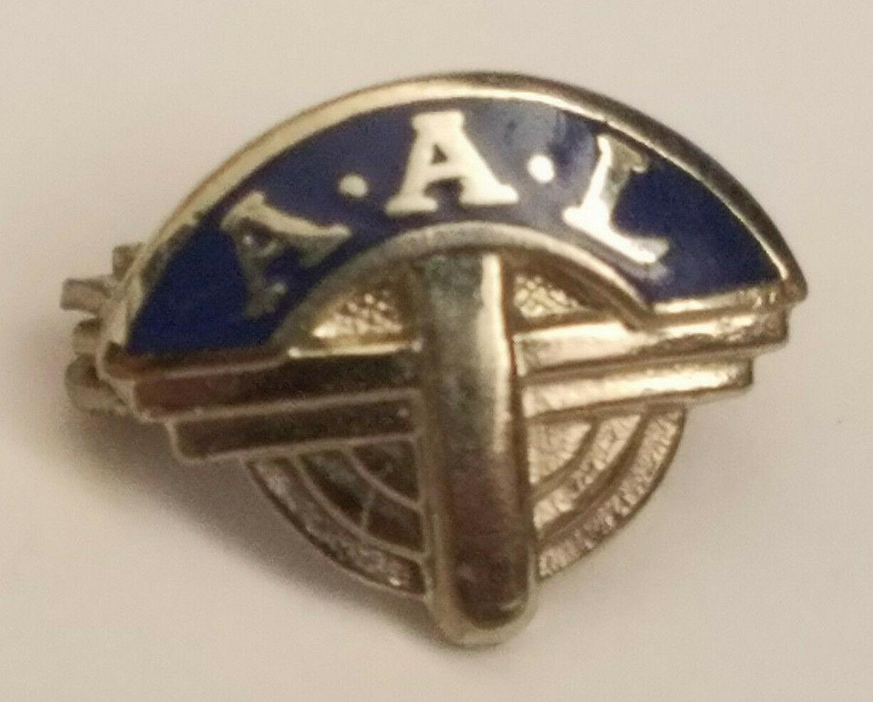 Vintage Aal Aid Association For Lutherans Life Insurance Enamel Lapel Pin