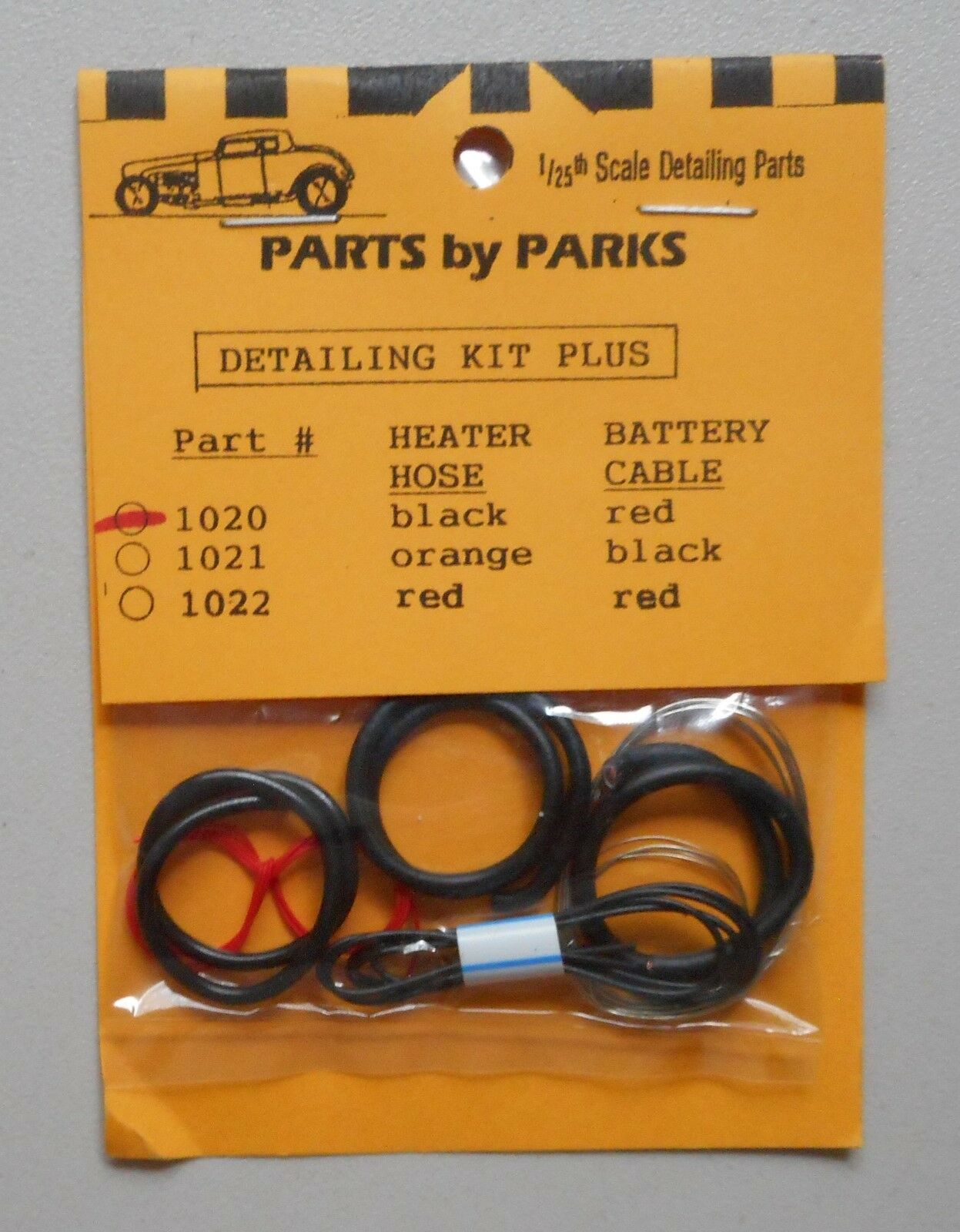 Radiator Heater Hose Cable 1:24 1:25 Part By Parks Car Model Accessory 1020