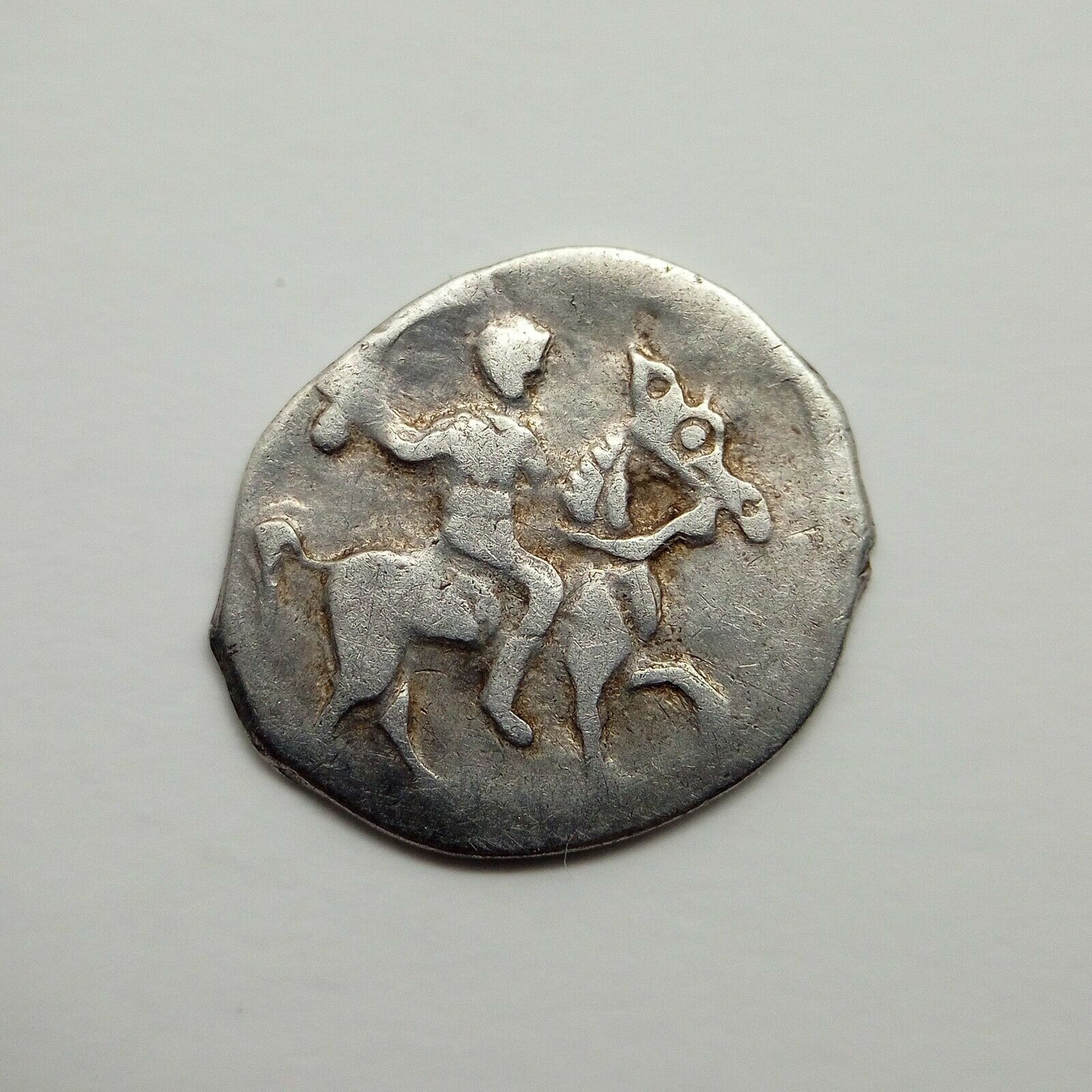 Silver Coin Denga Moscow Ivan Rurik  Terrible Iv 1584ad  Viking