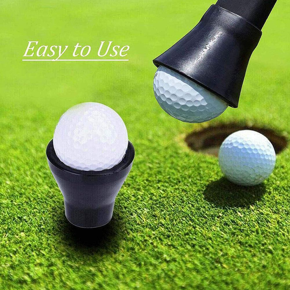 Golf Tee Ball Pick Up Suction Cup Picker For Caddy Retriever Sucker G3h9 C3w0