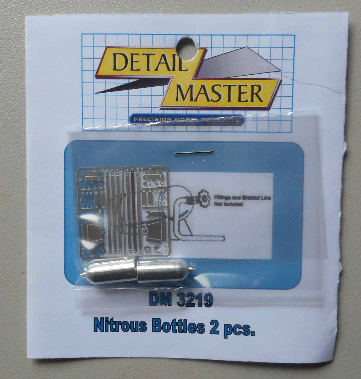 Nitrous Bottle Kit 1:24 1:25 Detail Master Car Model Accessory 3219