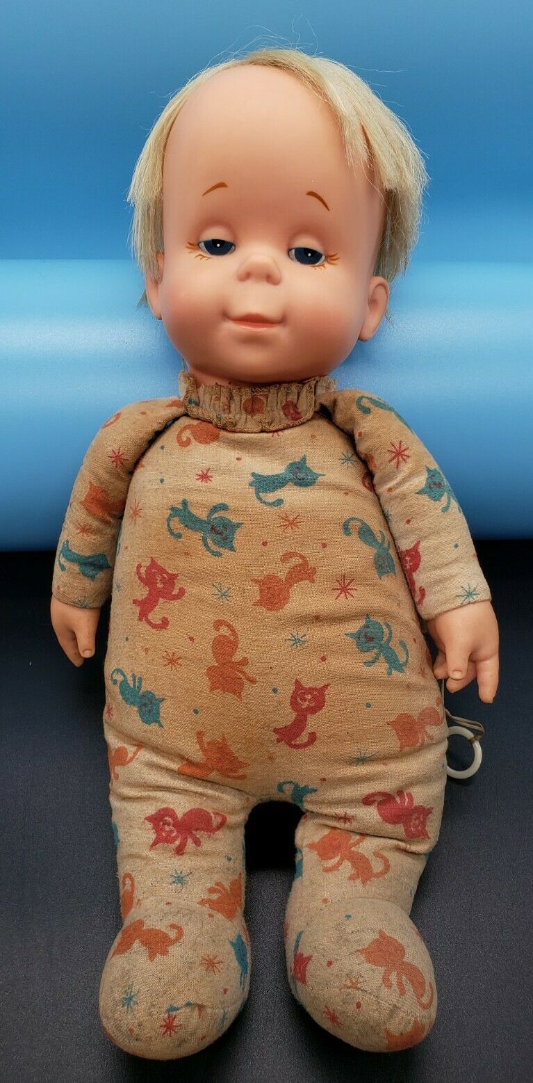 Mattel Drowsy Doll 1964 Rare Kitty Cat Pajamas