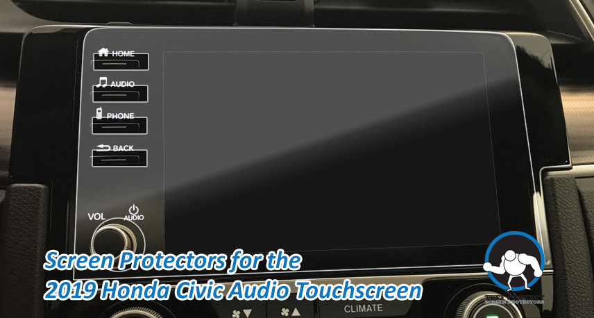 Clear Screen Protectors For 2019 2020 Honda Civic Audio Touchscreen (2pcs)